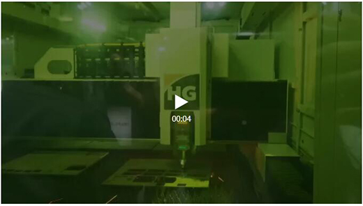 QG刮刮乐超高功率激光切割机埃森展现场切割视频