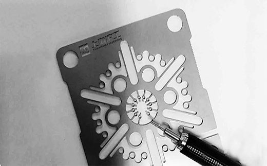 QG刮刮乐高功率8025/6025/6020宽幅激光切割机切割效果