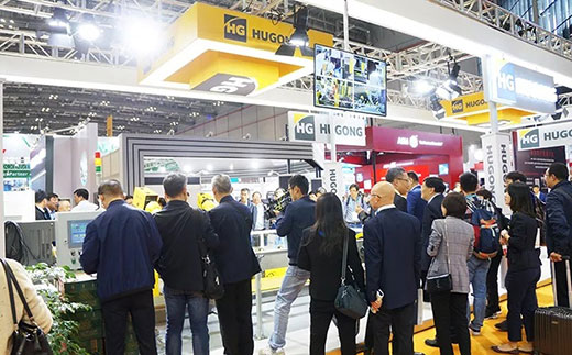 第二届进博会QG刮刮乐意大利CEA展位人气爆棚